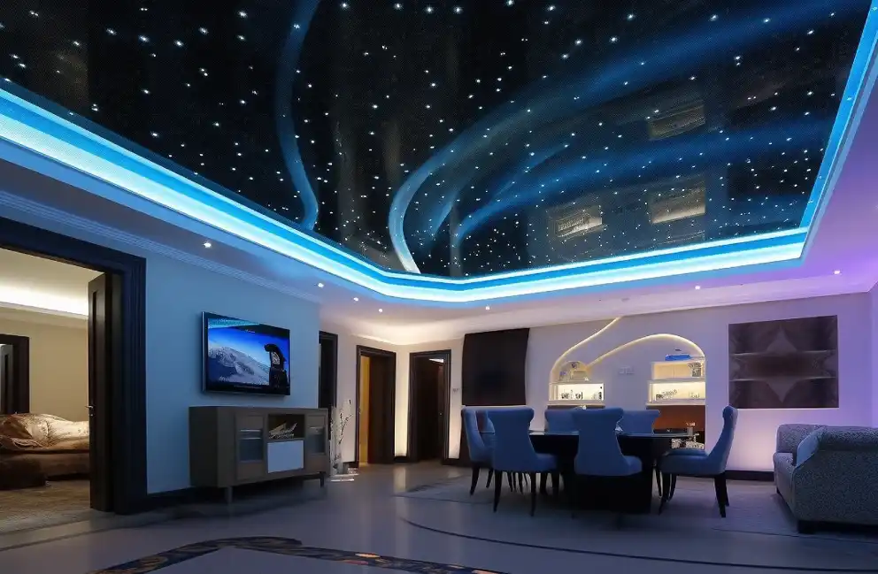 Натяжной потолок под ключ — фото 10