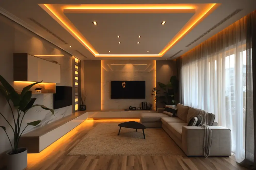 Натяжной потолок под ключ — фото 9